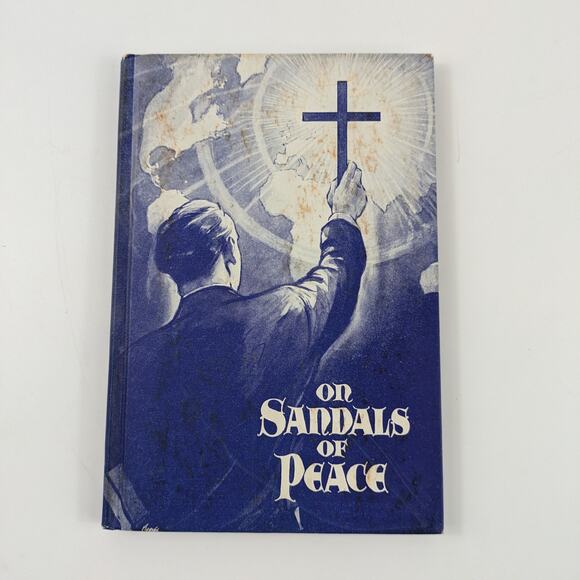 Religious Evangelical Lutheran Book Set 1940s Sandals Peace Wings Faith Bible - Picture 2 of 16